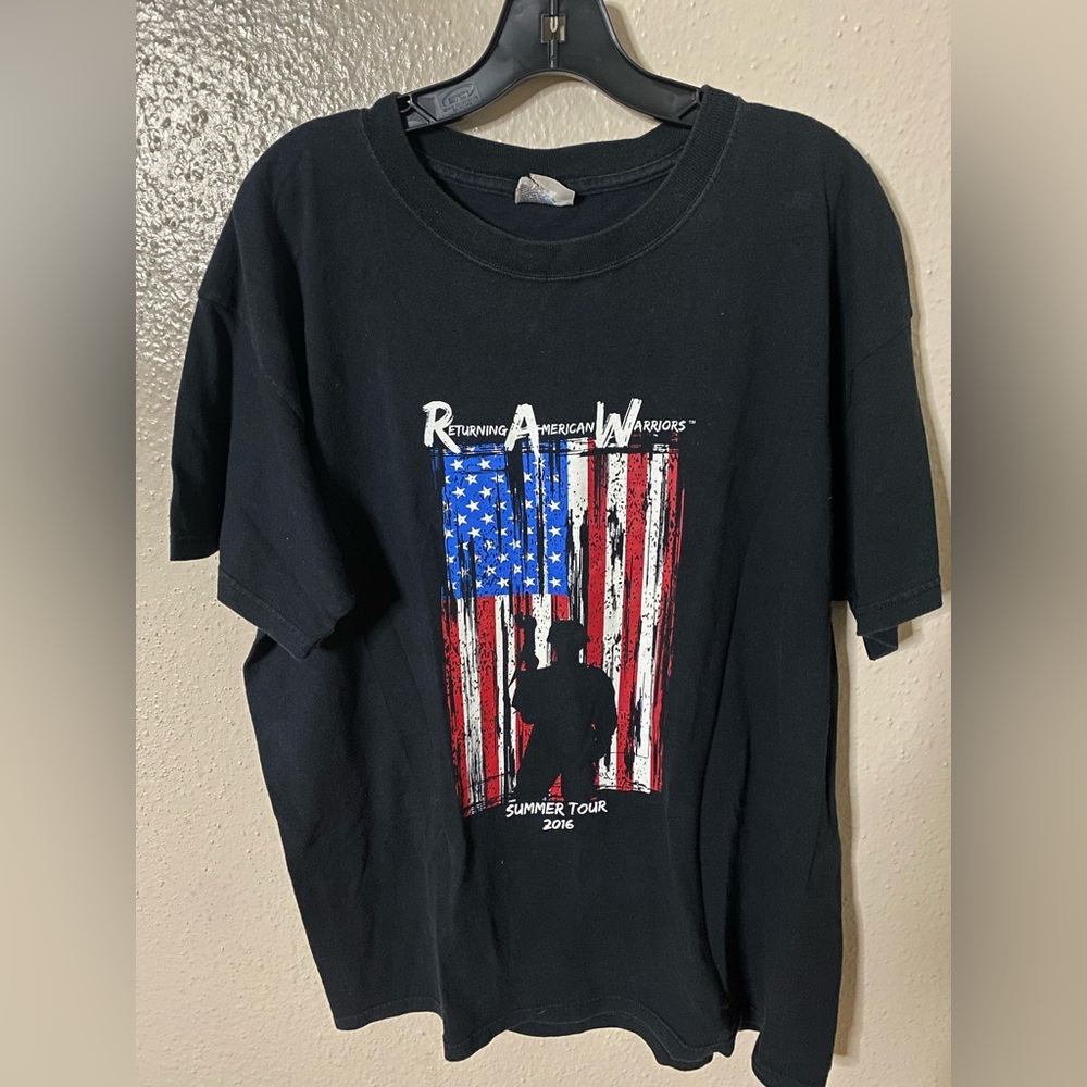 Returning american warriors raw summer tour 2016 vintage shirt